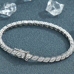 S925  pure silver badminton bracelet, 14-19CM